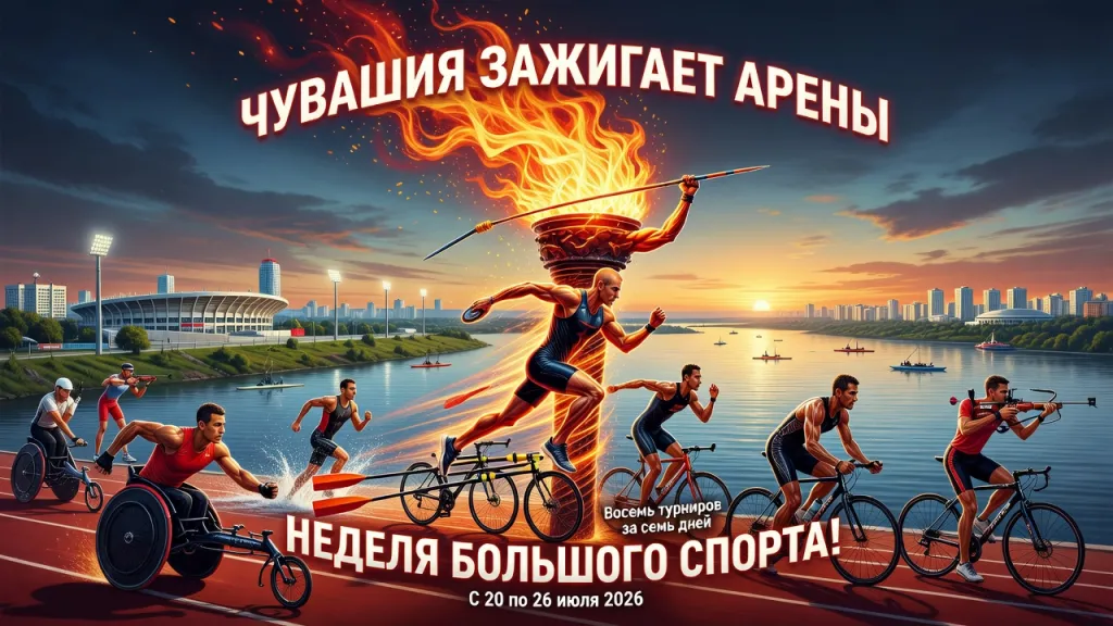Чувашия зажигает арены. Неделя большого спорта!